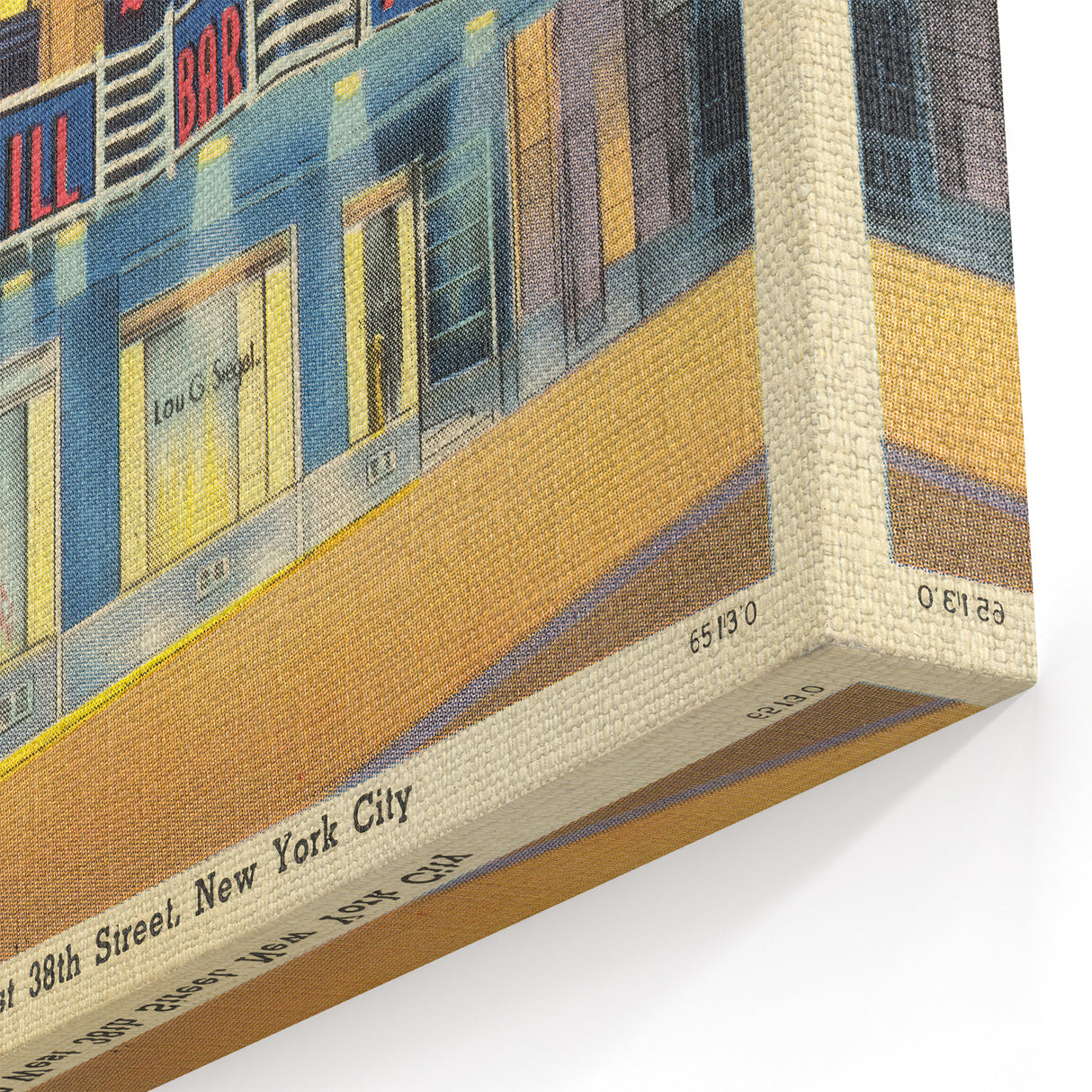 Vintage Lou G. Siegel Poster - Retro New York City Restaurant Art