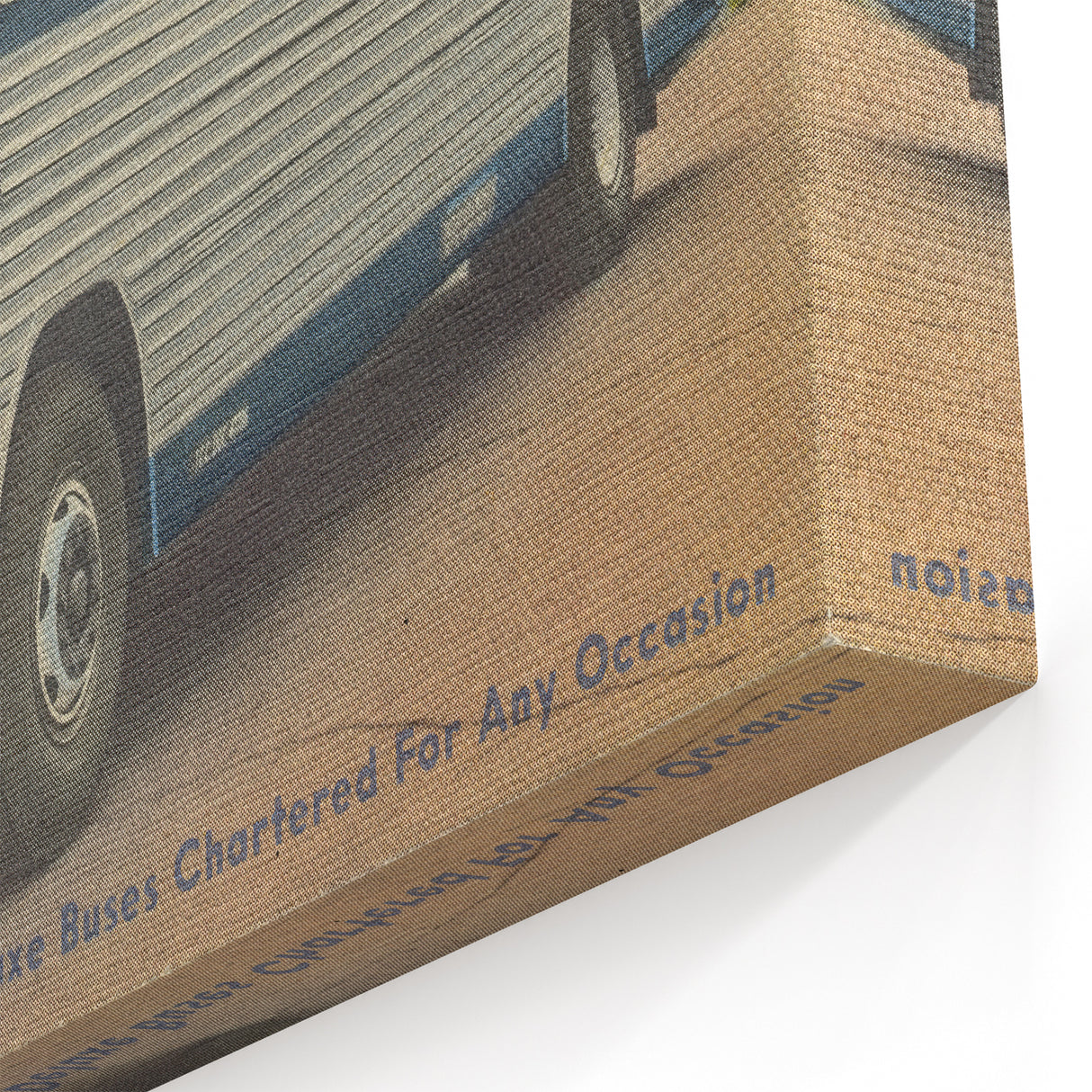 Vintage Raritan Valley Bus Poster - Retro Travel Service Art