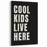 Cool Kids Live Here - Boys Room Wall Art Kids Wall Art Prints