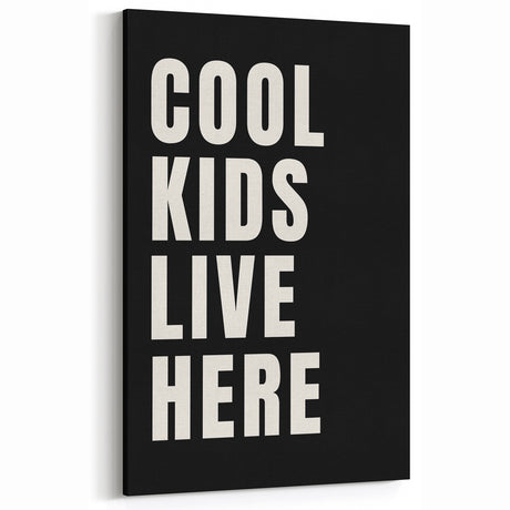 Cool Kids Live Here - Boys Room Wall Art Kids Wall Art Prints