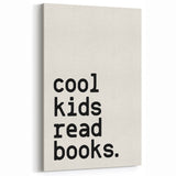 Cool Kids Read Books - Boys Room Wall Art Kids Wall Art Prints