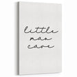 Modern Typography “Little Man Cave” Art Print for Kids Room