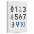 Number Wall Art - Boys Room Wall Art Kids Wall Art Prints
