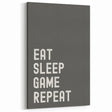 Eat Sleep Game Repeat - Boys Room Wall Art Kids Wall Art Prints