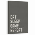 Eat Sleep Game Repeat - Boys Room Wall Art Kids Wall Art Prints