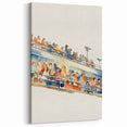 Stadium Crowd Watercolor - Boys Room Wall Art Kids Wall Art Prints