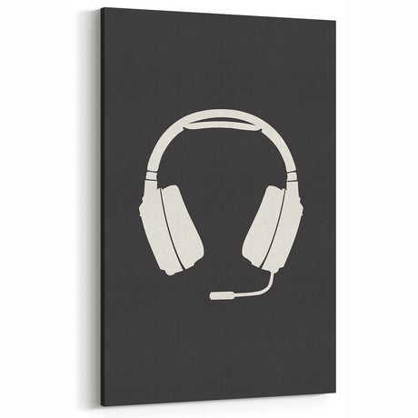 Gaming Headset Wall Art - Boys Room Wall Art Kids Wall Art Prints