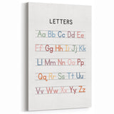 Alphabet Typography Art Print – Colorful ABC Wall Art for Kids