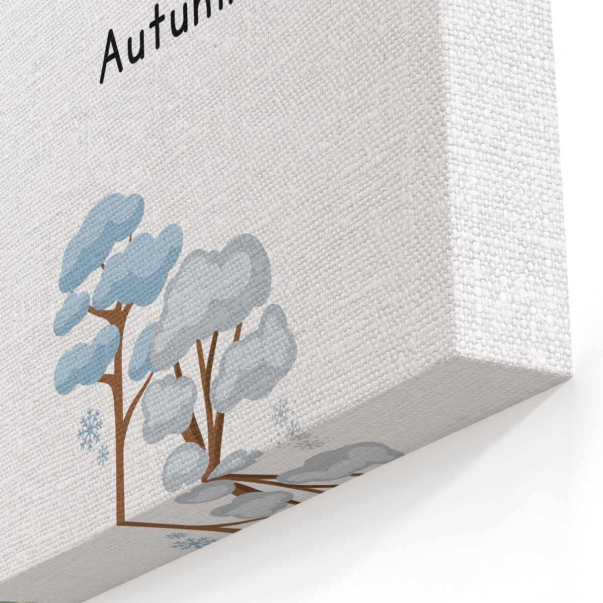 Seasons of the Year Typography Art Print – Spring, Summer, Autumn, Winter Wall Art