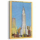 Vintage Travel Poster - Chrysler Building, NYC
