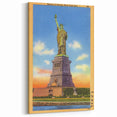 Vintage Travel Poster - Statue of Liberty, NYC