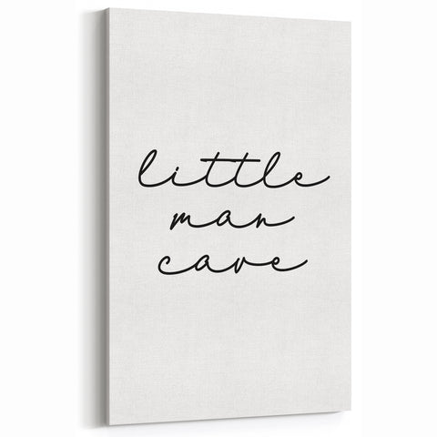 Little Man Cave - Boys Room Wall Art Kids Wall Art Prints