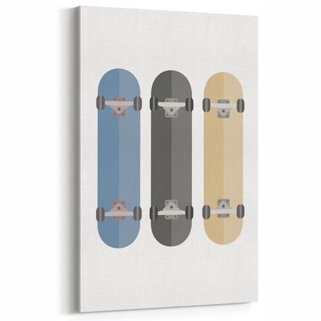 Skateboard Wall Art - Boys Room Wall Art Kids Wall Art Prints