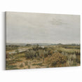 Vintage Landscape Art: Serene Countryside River Print