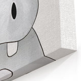 Be Happy Hippo - Boys Room Wall Art Kids Wall Art Prints