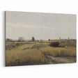 Vintage Landscape Art - Rural Countryside Harvest Canvas Print