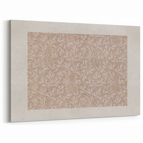 Vintage Floral Pattern Art - Antique Decor Canvas