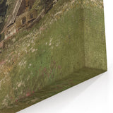 Vintage Countryside Landscape Art - Antique Rural Scene Canvas