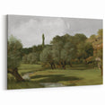 Vintage Olive Tree Art - Rustic Countryside Canvas