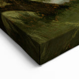 Vintage Olive Tree Art - Rustic Countryside Canvas