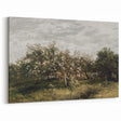Vintage Orchard Art - Blossom Trees Landscape Canvas