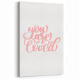You Are Loved Girls Room Wall Art – Nursery and Kids Decor