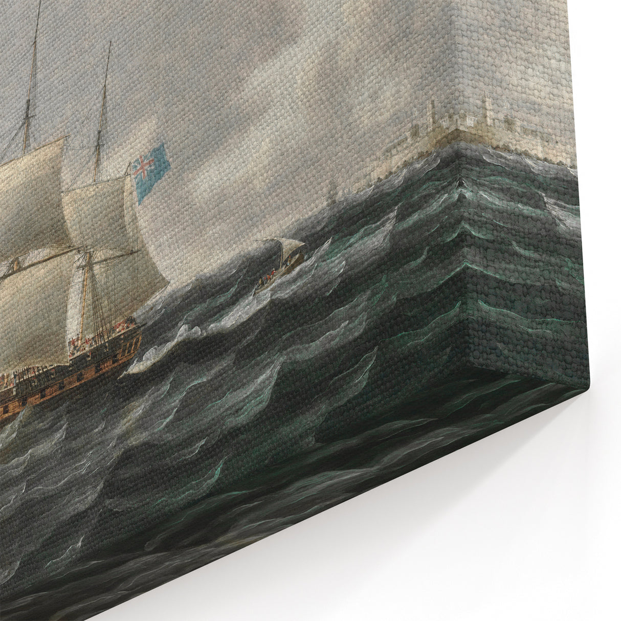 Vintage Sailing Ship Art - Nautical Ship on the Sea Canvas