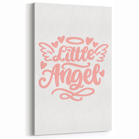 Girls Bedroom Art – Little Angel Nursery Wall Decor