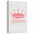 Girls Room Wall Art – Princess Crown Nursery Print
