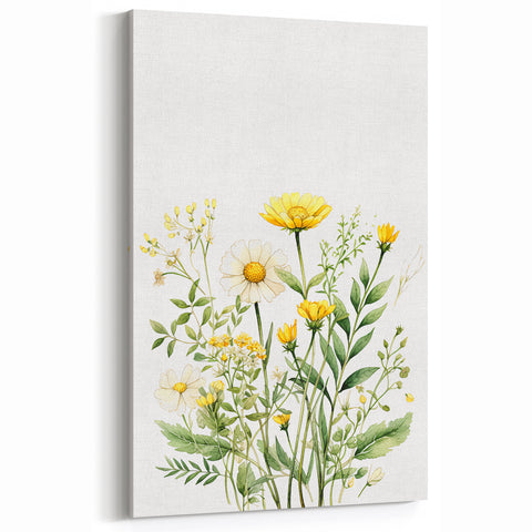 Botanical Girls Room Wall Art – Floral Nursery Print