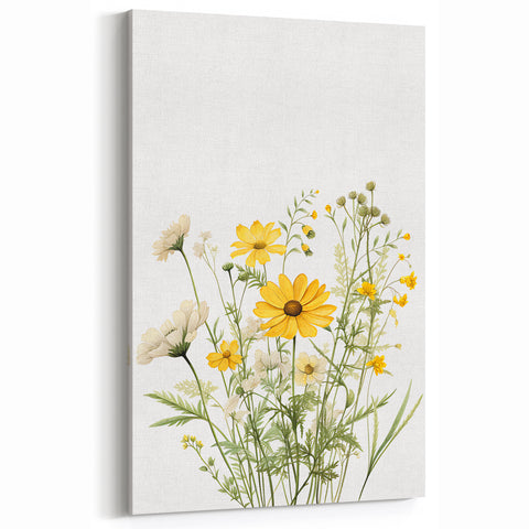 Botanical Girls Room Wall Art – Floral Nursery Print