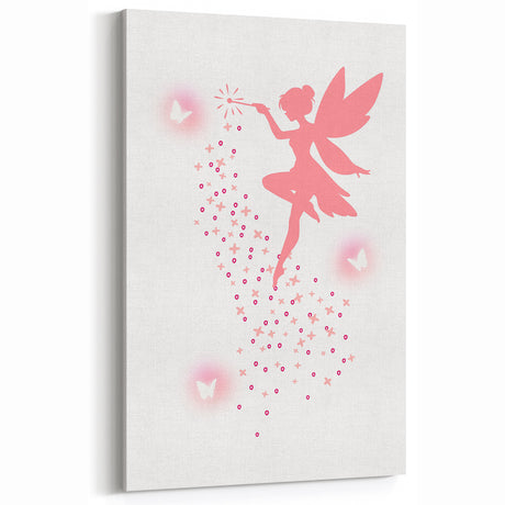 Magical Fairy Girls Room Wall Art – Fantasy Nursery Print