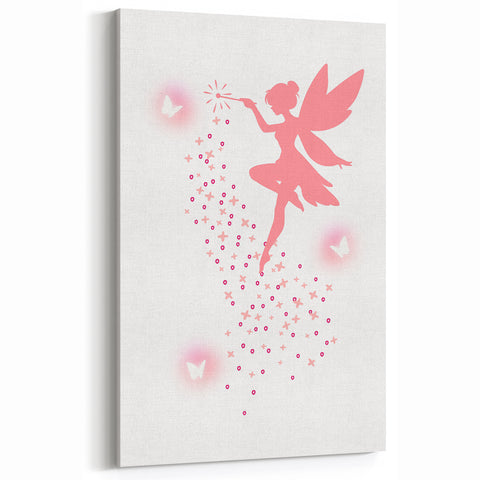 Magical Fairy Girls Room Wall Art – Fantasy Nursery Print
