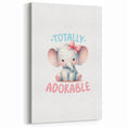 Adorable Baby Elephant Girls Room Wall Art – Nursery Print