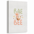 Cute Baby Bee Girls Room Wall Art – Nursery Animal Print