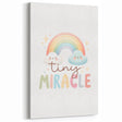 Tiny Miracle Rainbow Girls Room Wall Art – Nursery Print