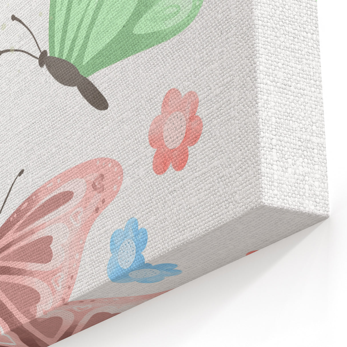 Butterfly Girls Room Wall Art – Pastel Nursery Print