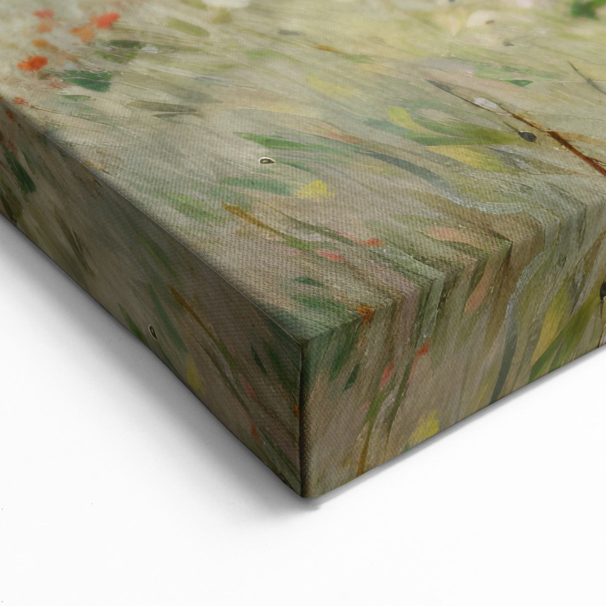 Coastal Wildflower Art - Serenity by the Sea Canvas Print