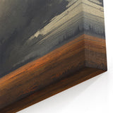 Vintage Landscape Art – Dramatic Skies Over a Golden Plain