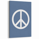 Peace Symbol – Minimalist Boys Room Wall Art for Kids