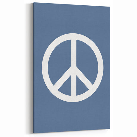 Peace Symbol – Minimalist Boys Room Wall Art for Kids