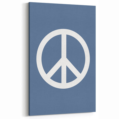 Peace Symbol – Minimalist Boys Room Wall Art for Kids