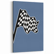 Racing Checkered Flag – Boys Room Wall Art for Speed Enthusiasts