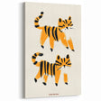 Playful Orange Cats – Boys Room Wall Art for Animal Lovers