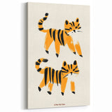 Playful Orange Cats – Boys Room Wall Art for Animal Lovers
