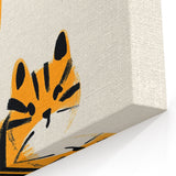 Playful Orange Cats – Boys Room Wall Art for Animal Lovers