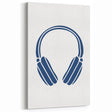 Minimalist Headphones Wall Art – Music-Themed Print for Boys' Room