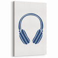 Minimalist Headphones Wall Art – Music-Themed Print for Boys' Room