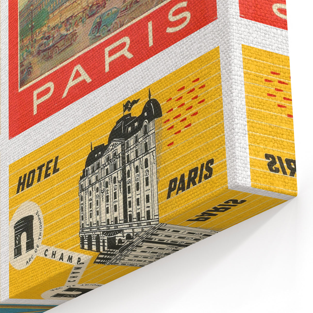 Vintage Travel Posters - Paris Hotel Collection Wall Art