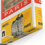 Vintage Travel Posters - Paris Hotel Collection Wall Art
